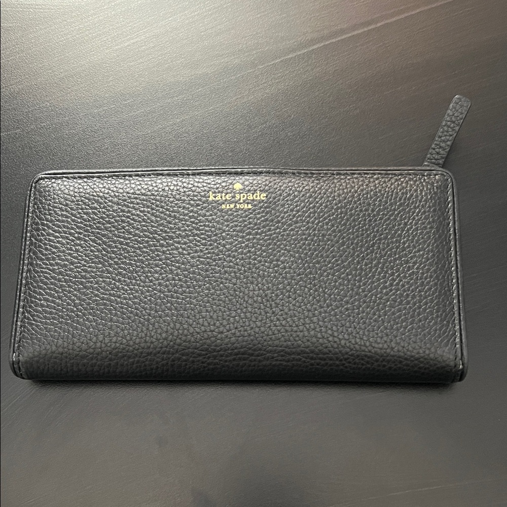 Kate Spade Black Leather Wallet